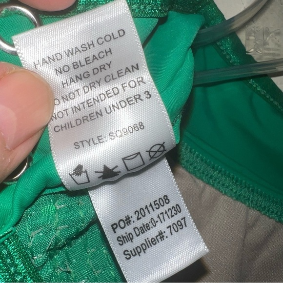 Balera Ultra Sparkle Shift Dance Dress Green Sequined Size Small Adult (4-6) - Picture 7 of 16